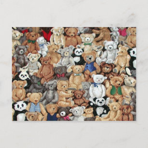 Antique Teddy Bear Postcards | Zazzle CA