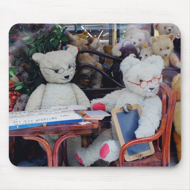 Teddy Bears Reading Lessons Mouse Pad (Front)