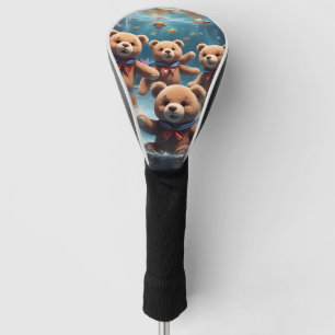Teddy Bears Swimming in a Pool of Fish Golf Head Cover