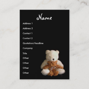 Teddy Bears Teacher Business Card - Customizable