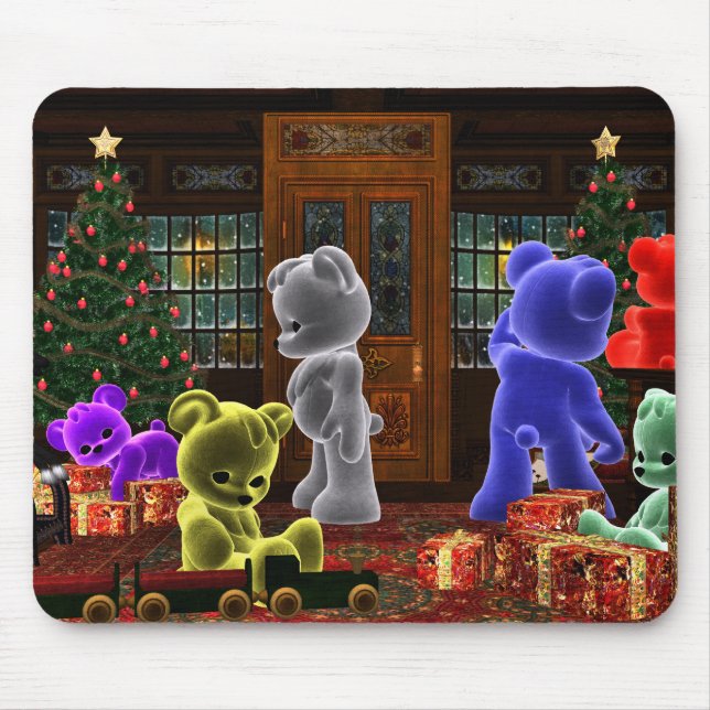 Teddy Bearz Christmas Mousepad (Front)