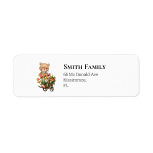 Teddy Boy Foral Rustic Baby Shower