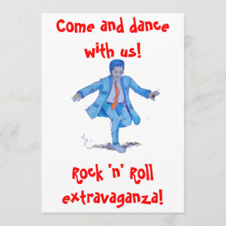 teddy boy invitation