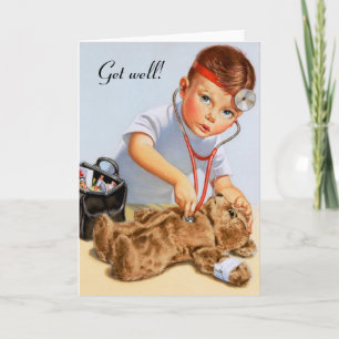 Teddy Checkup Card