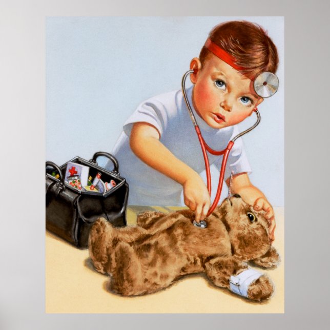 Teddy Checkup Poster (Front)