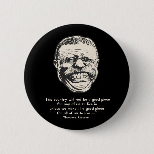 Teddy Good Place 2 Inch Round Button