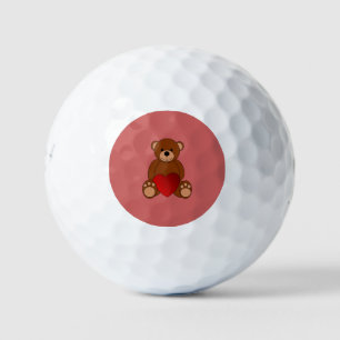 Teddy Love Golf Balls
