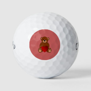 Teddy Love Golf Balls