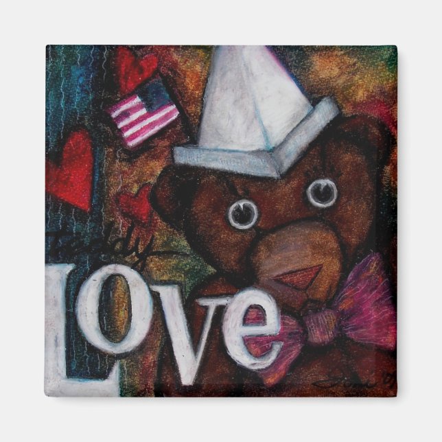 Teddy Love Magnet (Front)