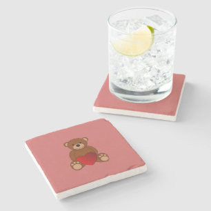 Teddy Love Stone Coaster