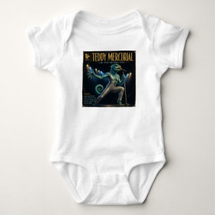 Teddy Mercurial; a Parody Baby Bodysuit
