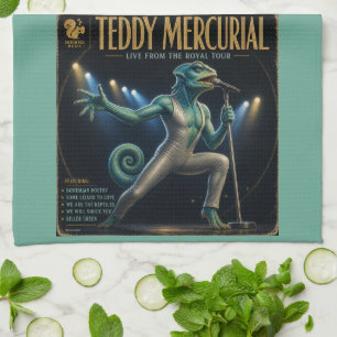 Teddy Mercurial Album; a Parody Kitchen Towel