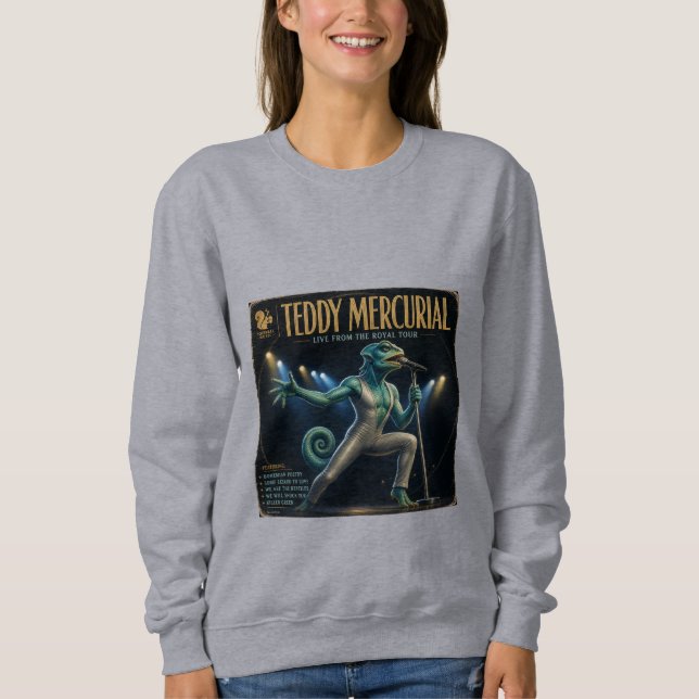Teddy Mercurial Album: a Parody Sweatshirt (Front)
