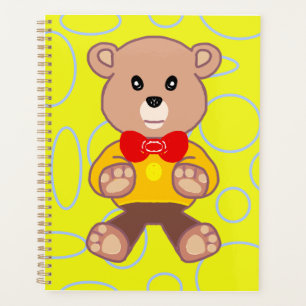 Teddy Ours Jaune Géométrique