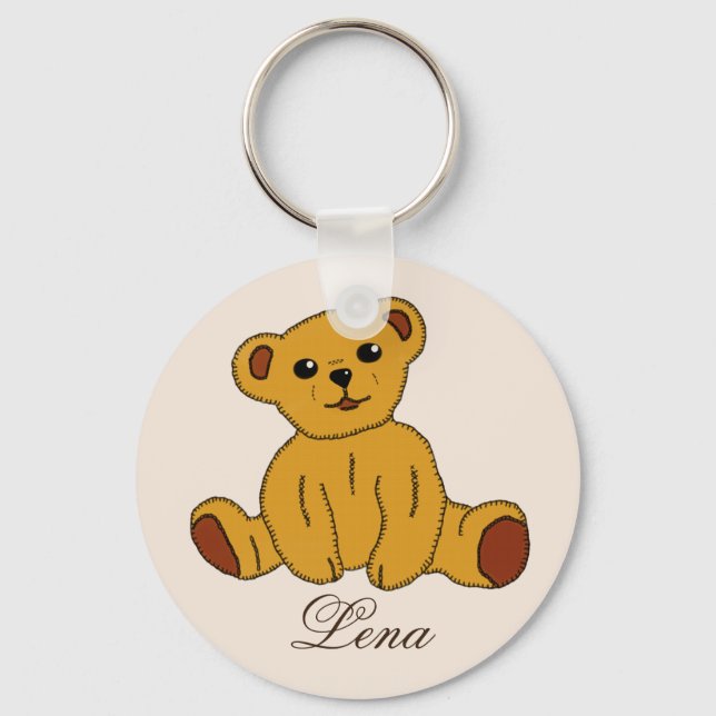 Teddy, personalisiert keychain (Front)
