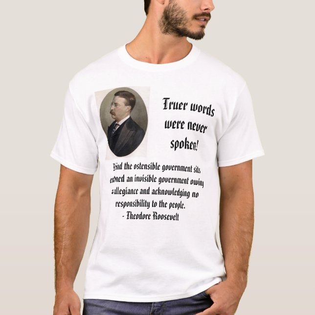 Teddy R, Truer wordswere neverspoken!, Behind t... T-Shirt (Front)