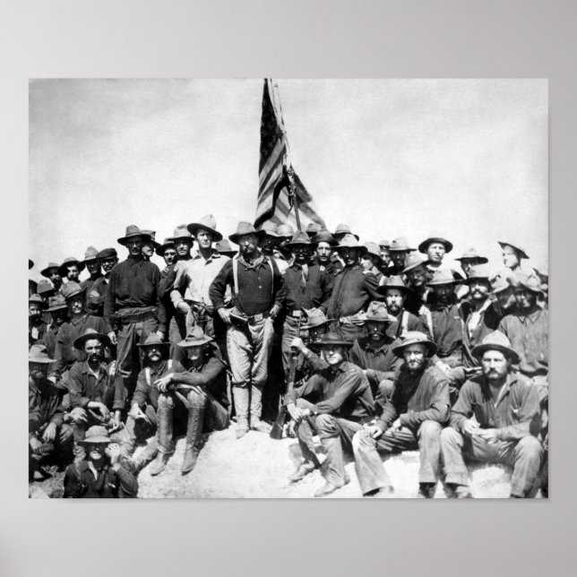 Teddy Roosevelt And The Rough Riders Poster (Front)
