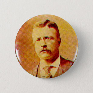 Teddy Roosevelt - Button
