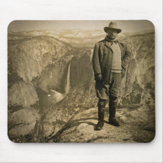 Teddy Roosevelt Glacier Point Yosemite Valley Mouse Pad