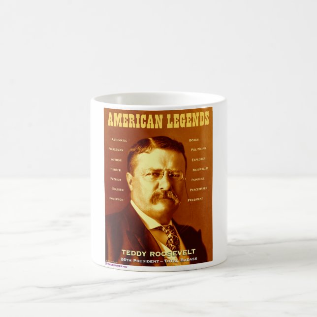 Teddy Roosevelt Mug 11oz (Centre)