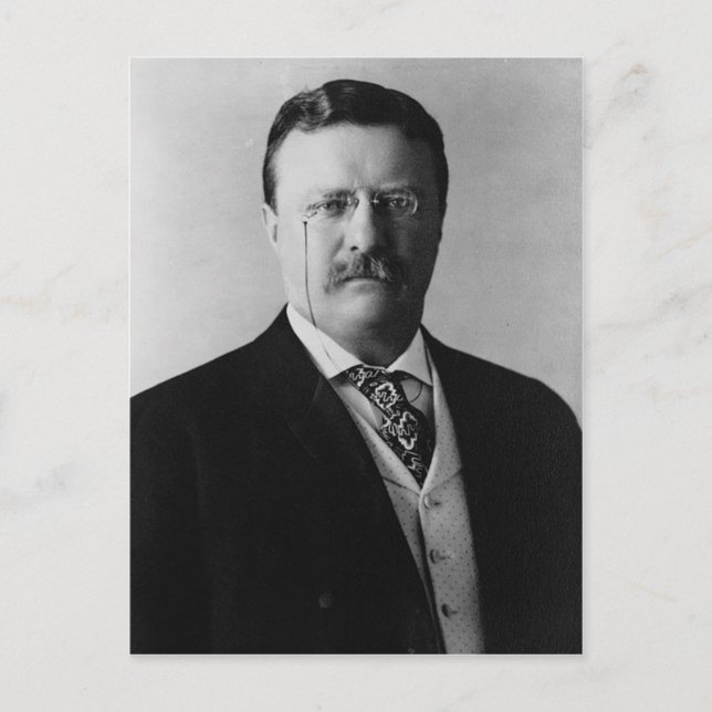 Teddy Roosevelt Postcard (Front)