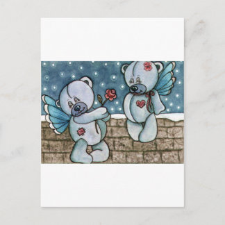 "TEDDY SHYNNESS" POSTCARD