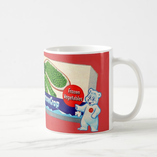 Teddy Snow Crop and Snow Crop vegetables box Coffee Mug (Right)