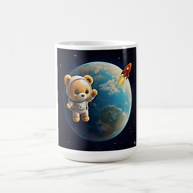 Teddy Space Adventure Coffee Mug (Center)