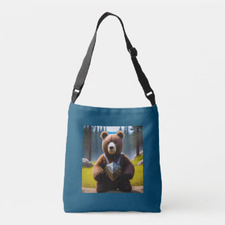 Teddy support crossbody bag