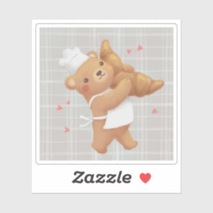 Teddy the Baker with Croissant