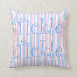 Teddy Tickles Throw Pillow