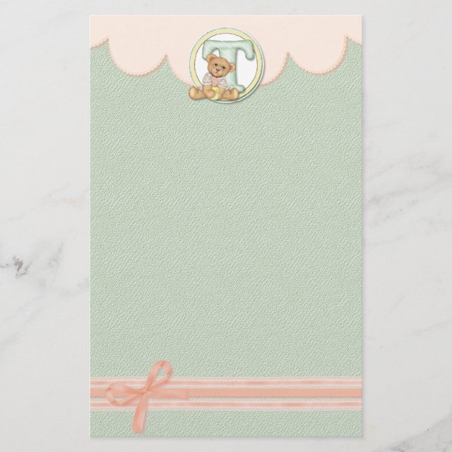 Teddy Tots T Stationery (Front)