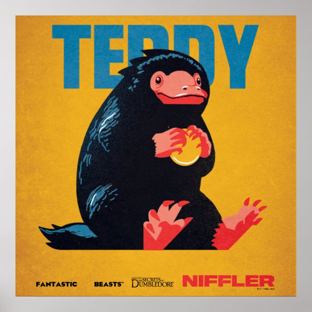 Teddy Vintage Graphic Poster (Front)