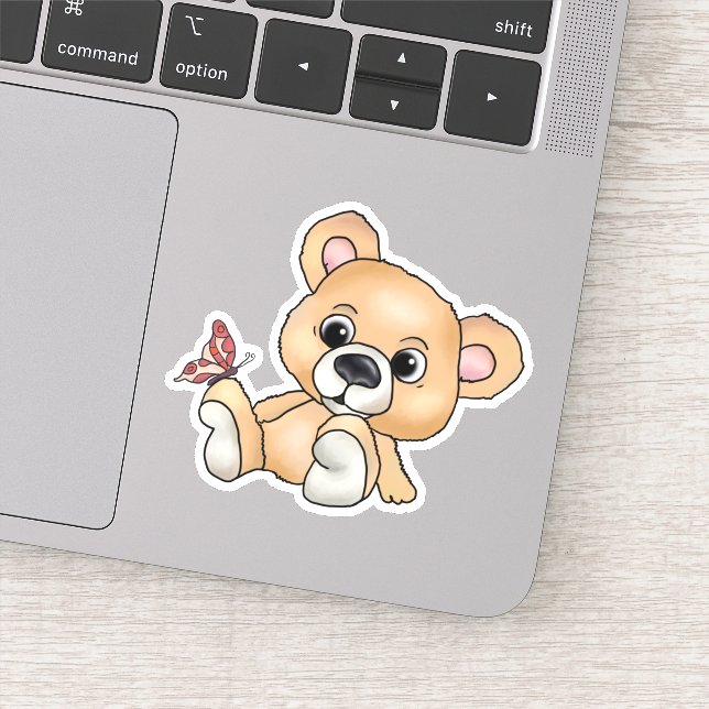 Teddy with butterfly (Detail)