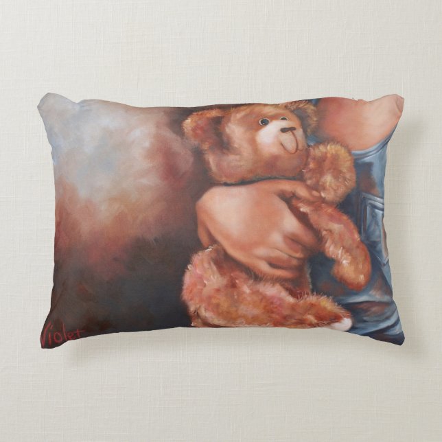 Teddybear Decorative Pillow (Front)