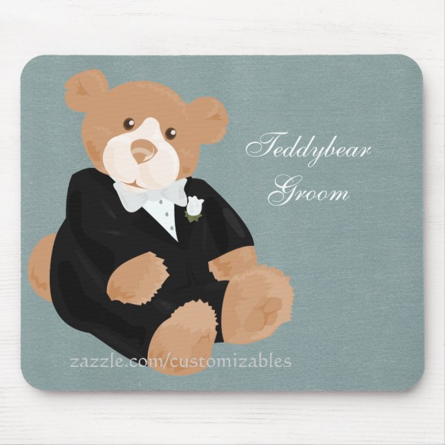 Teddybear GroomMousepad Mouse Pad (Front)