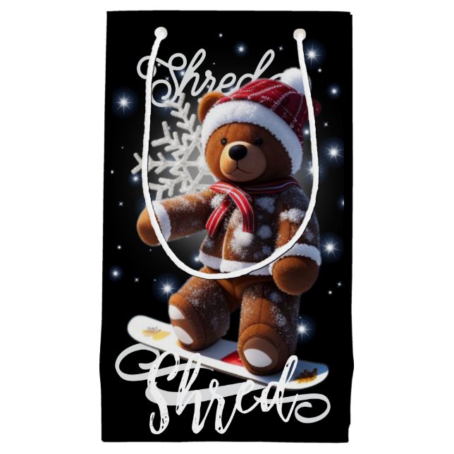 TeddyBear Shredder//Med/Gift Bag (Front)