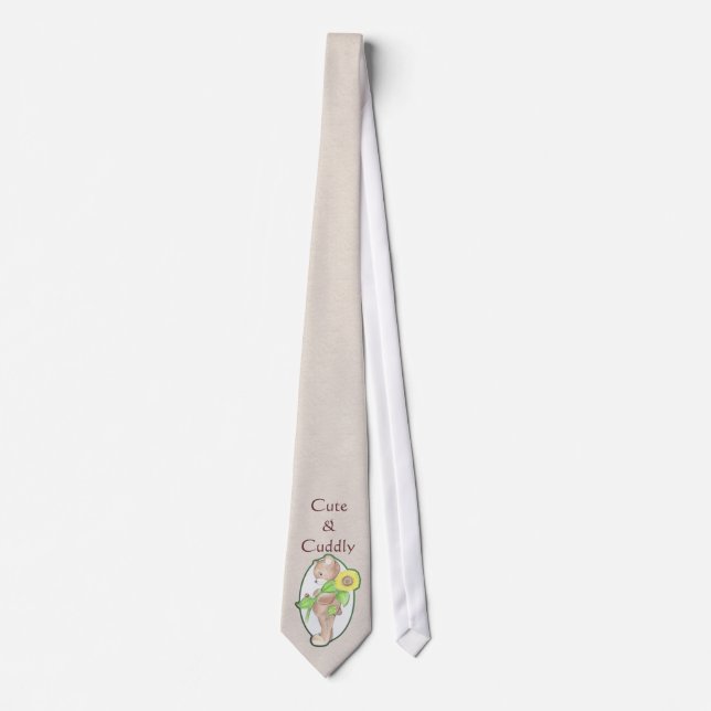 Teddybear, Sunflower, Ladybug Tie (Front)