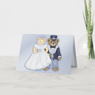 Teddybear Wedding Card