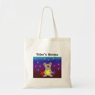 Teddybear with Stars Book Bag