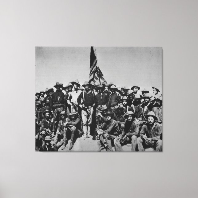 Teddy's Colts Teddy Roosevelt Rough Riders 1898 Canvas Print (Front)