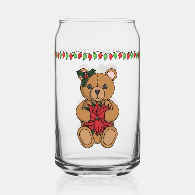 Teddy's Gift Can Glass (Front)