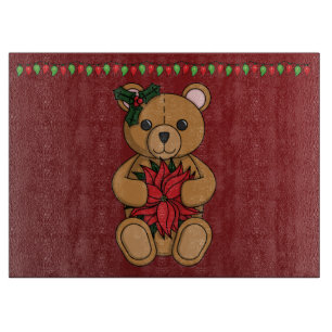 Teddy's Gift Glass Cutting Board