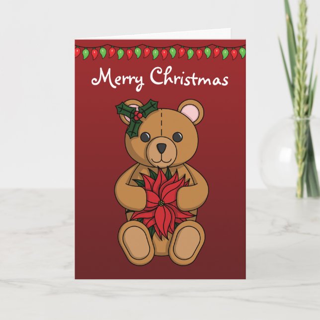 Teddy's Gift Greeting Card (Front)