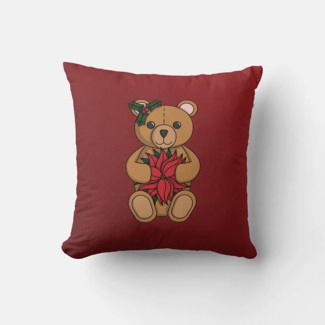 Teddy's Gift Pillow (Front)