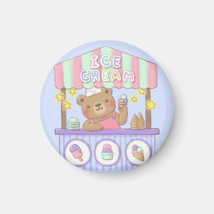 Teddy's Ice Cream Parlor Magnet