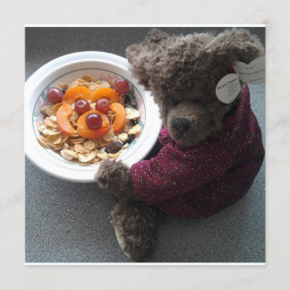 Teddy's Portrait Invitation