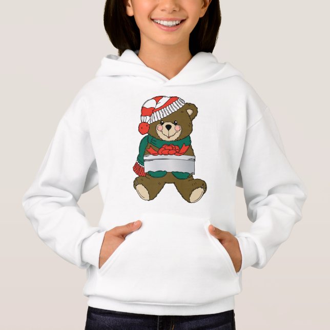 TEDY-Girl's Pullover Hoodie (Front)