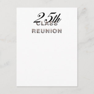 TEE 25th Class Reunion Invitation