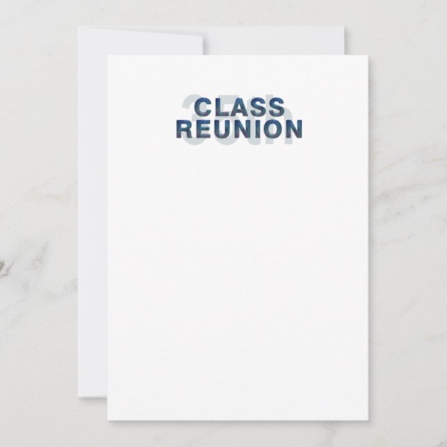 TEE 35th Class Reunion Invitation (Front)